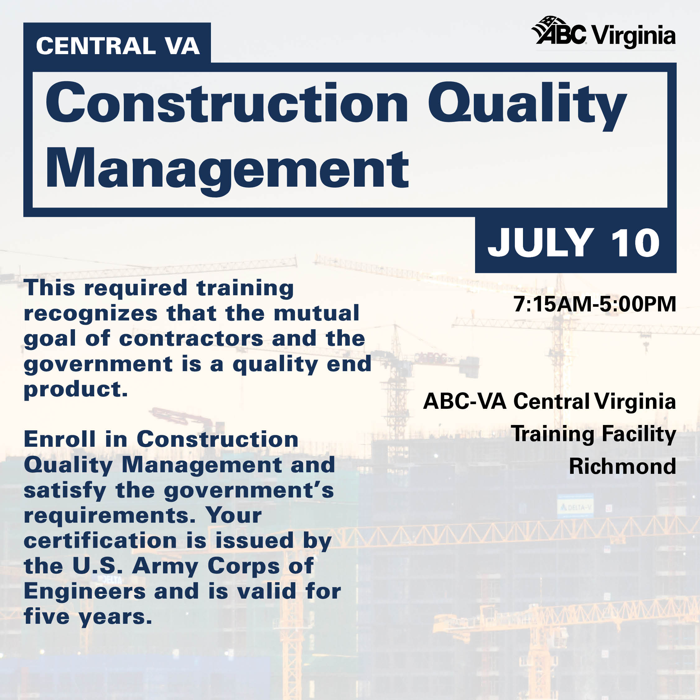 CV Construction Quality Management July 10 WEB