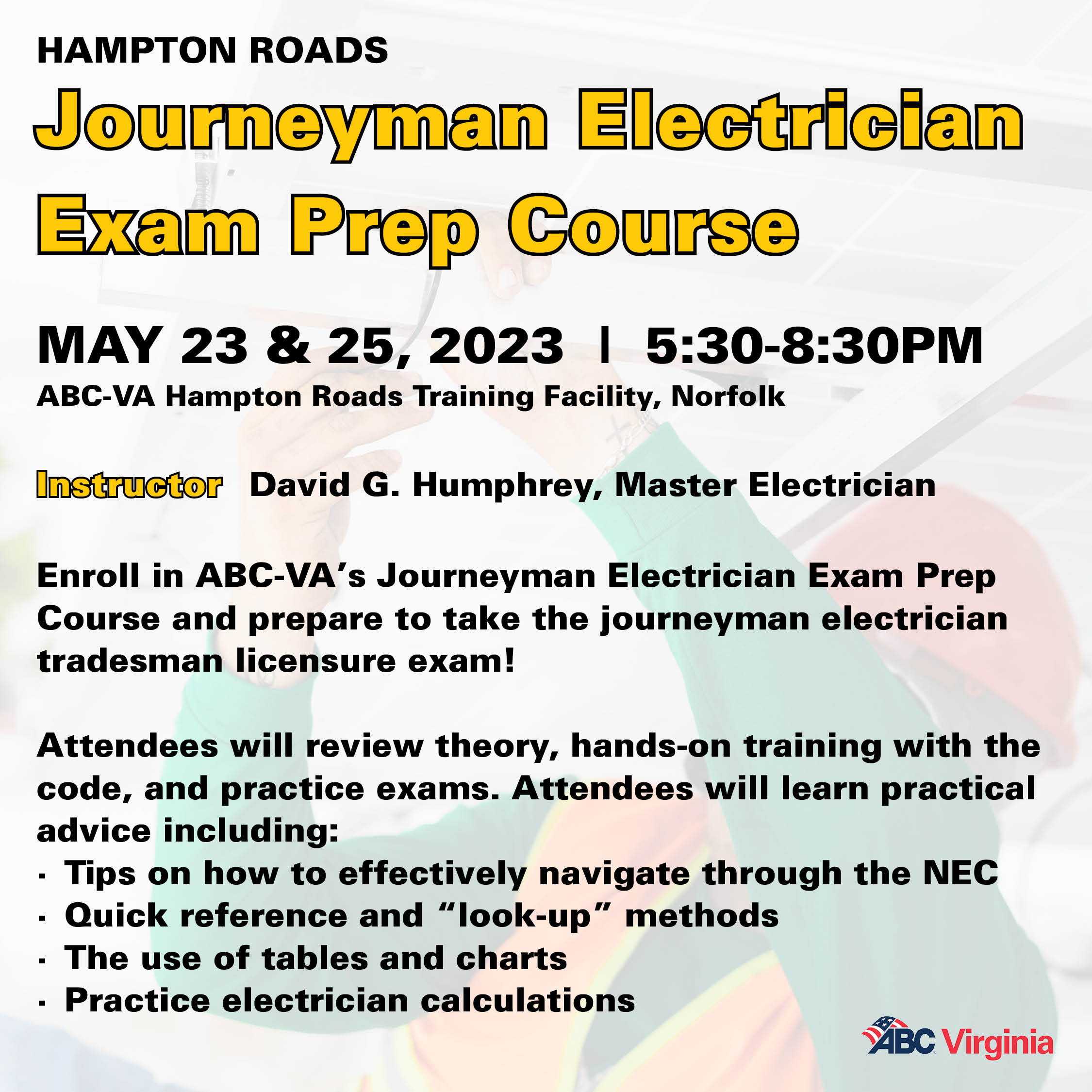 HR Journeyman Electrician Exam Prep May 23 WEB
