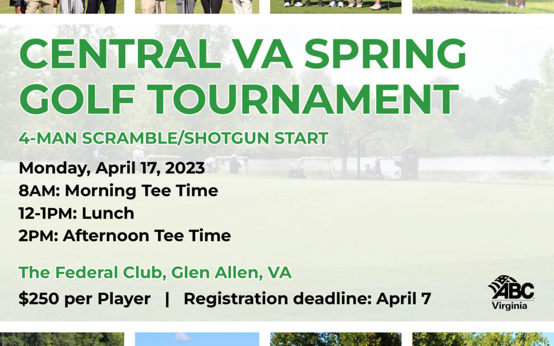 Central VA Spring Golf Tournament 4/17 CV
