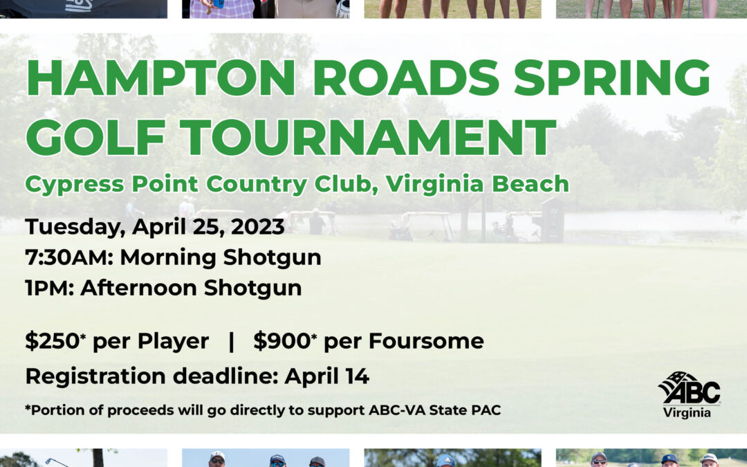 Hampton Roads Spring Golf Tournament 4/25 HR
