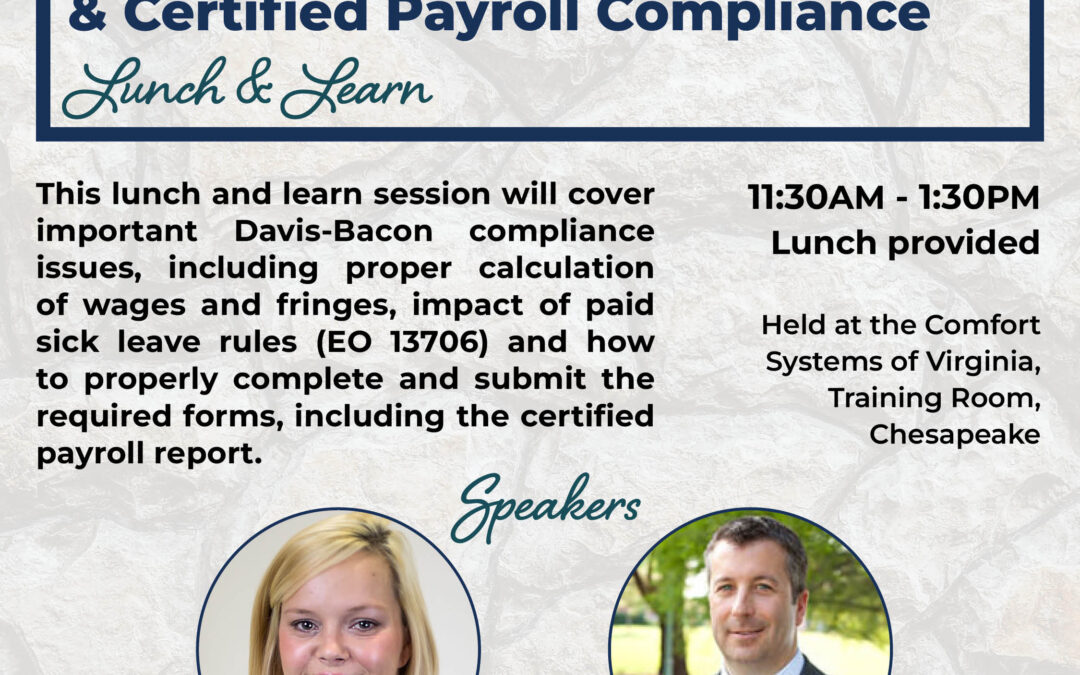 Federal Construction Contractors & Certified Payroll Compliance 4/19 HR