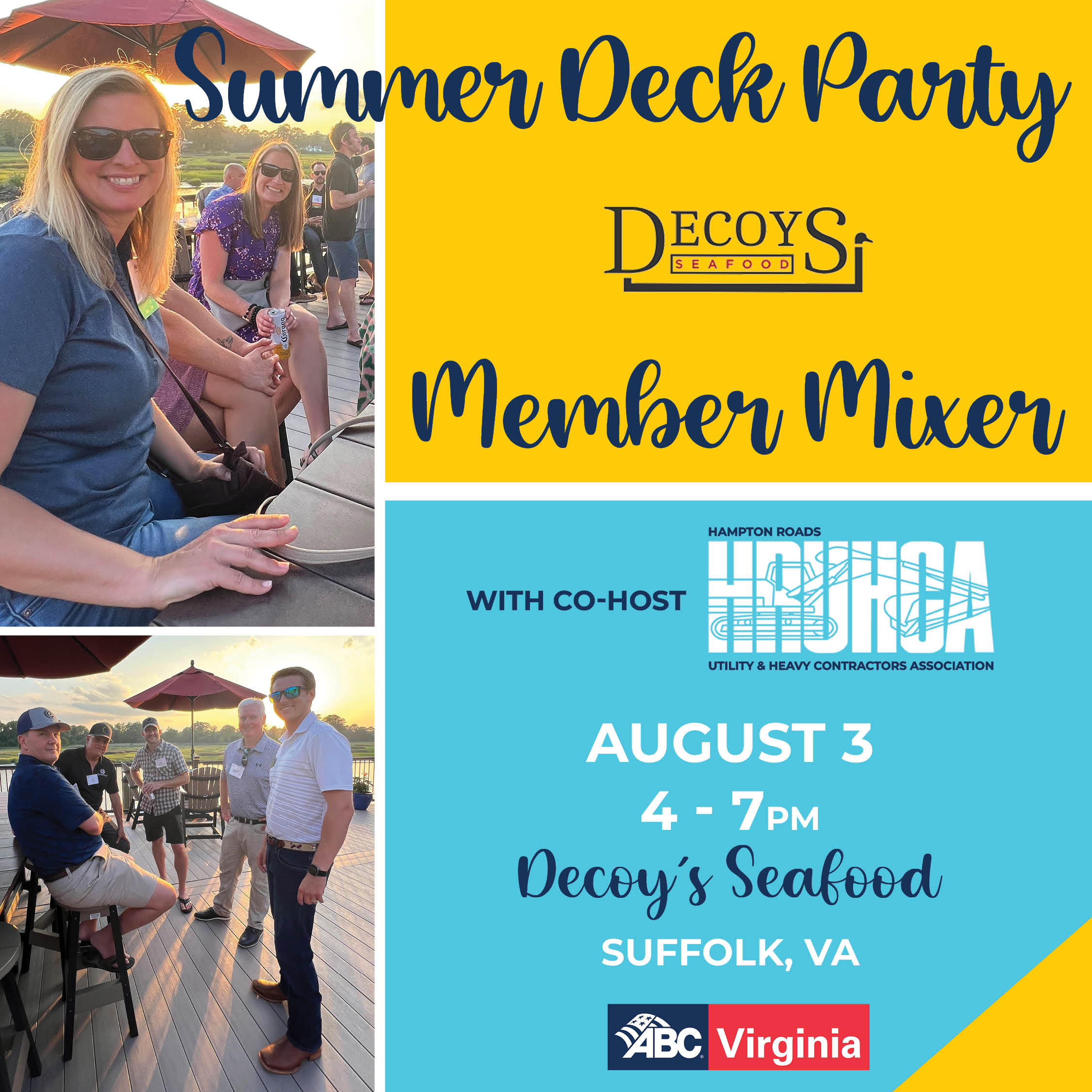 HR Summer Deck Party With HRUHCA Aug 3 WEB