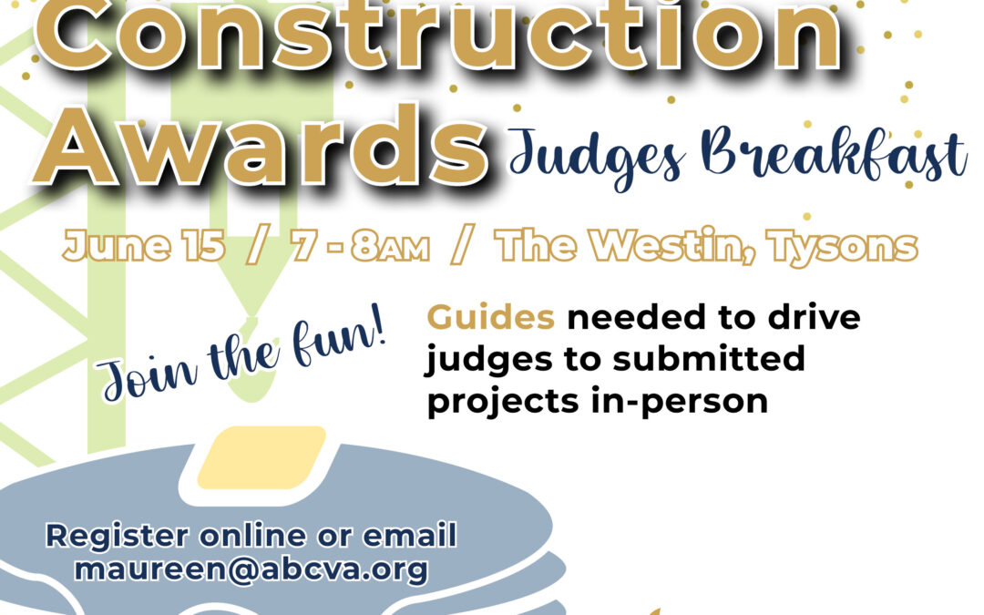 2023 Excellence in Constructions Awards – Judges Breakfast 6/15 NV