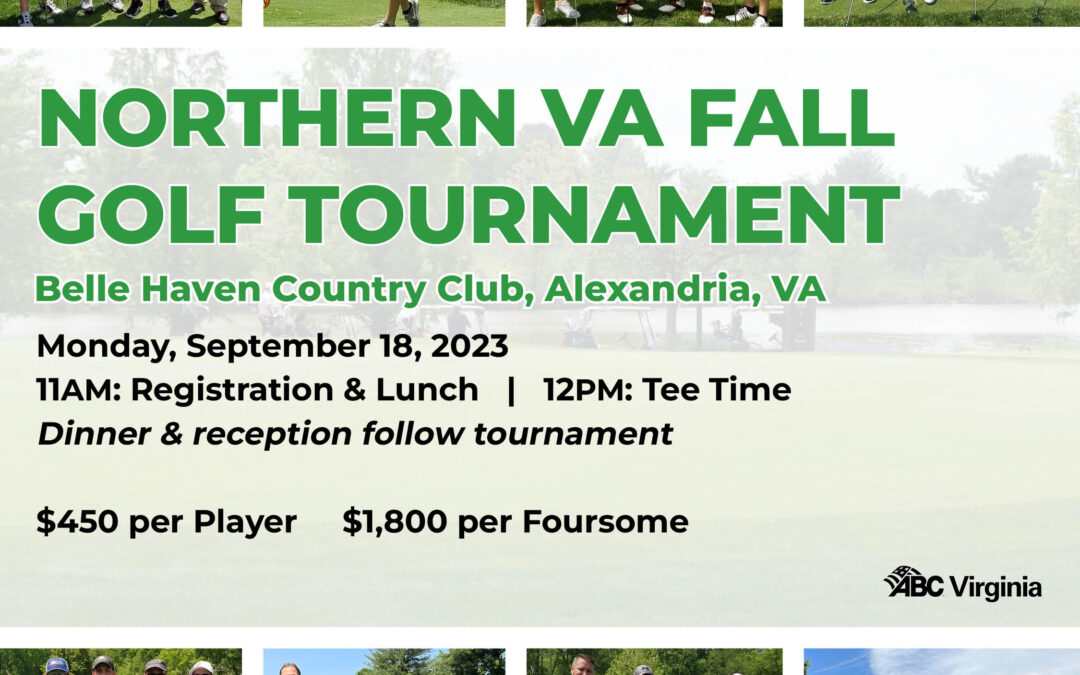 Northern Virginia Fall Golf Classic 9/18 NV