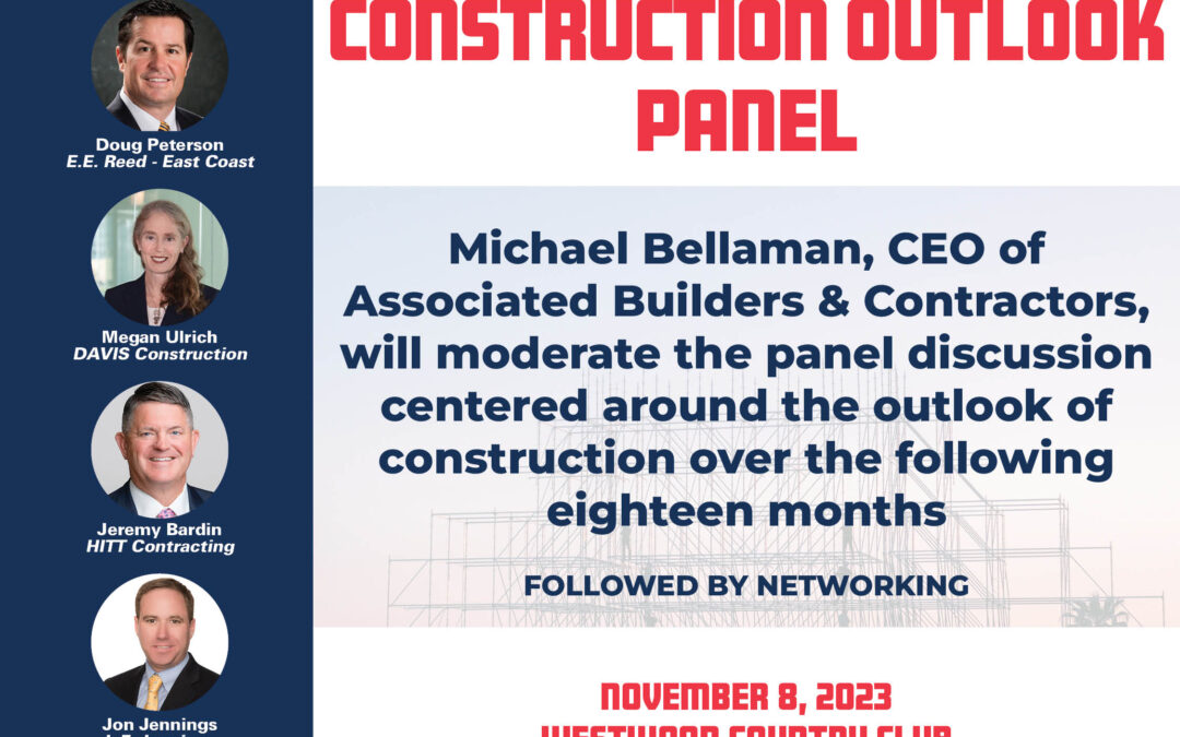 General Contractors’ 18-Month Construction Outlook Panel + Networking 11/8 NV