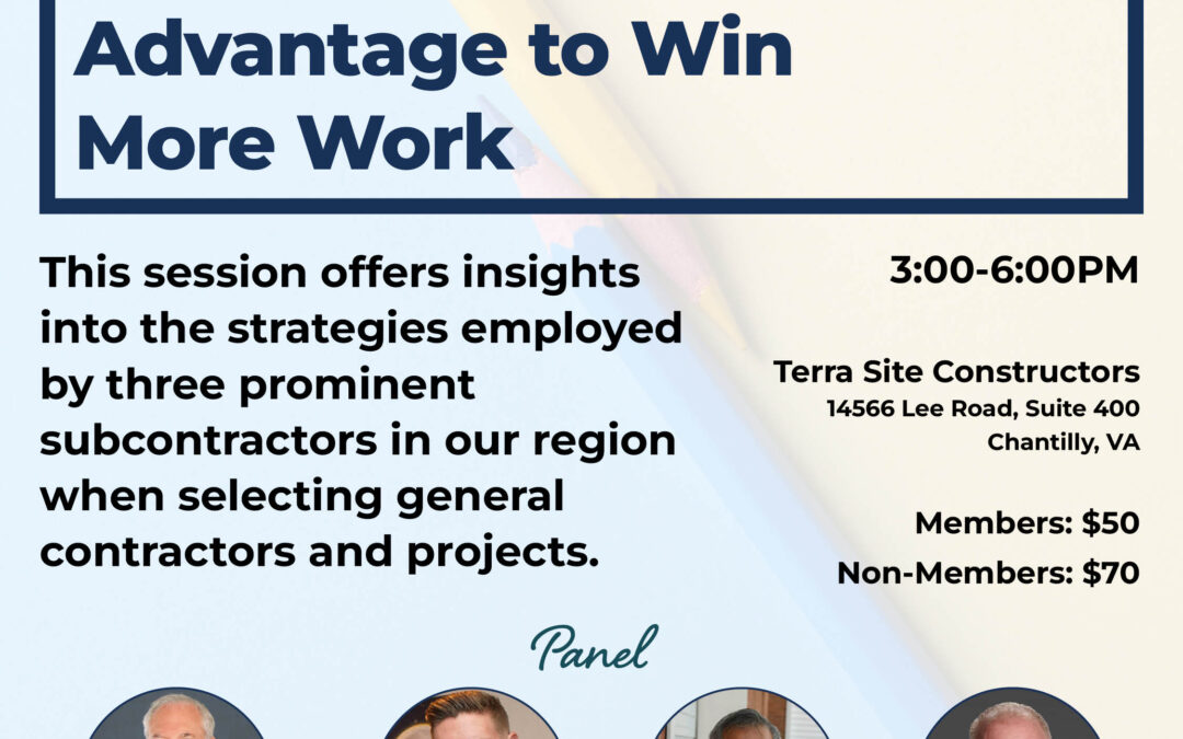 How to Gain a Strategic Advantage to Win More Work 10/18 NV