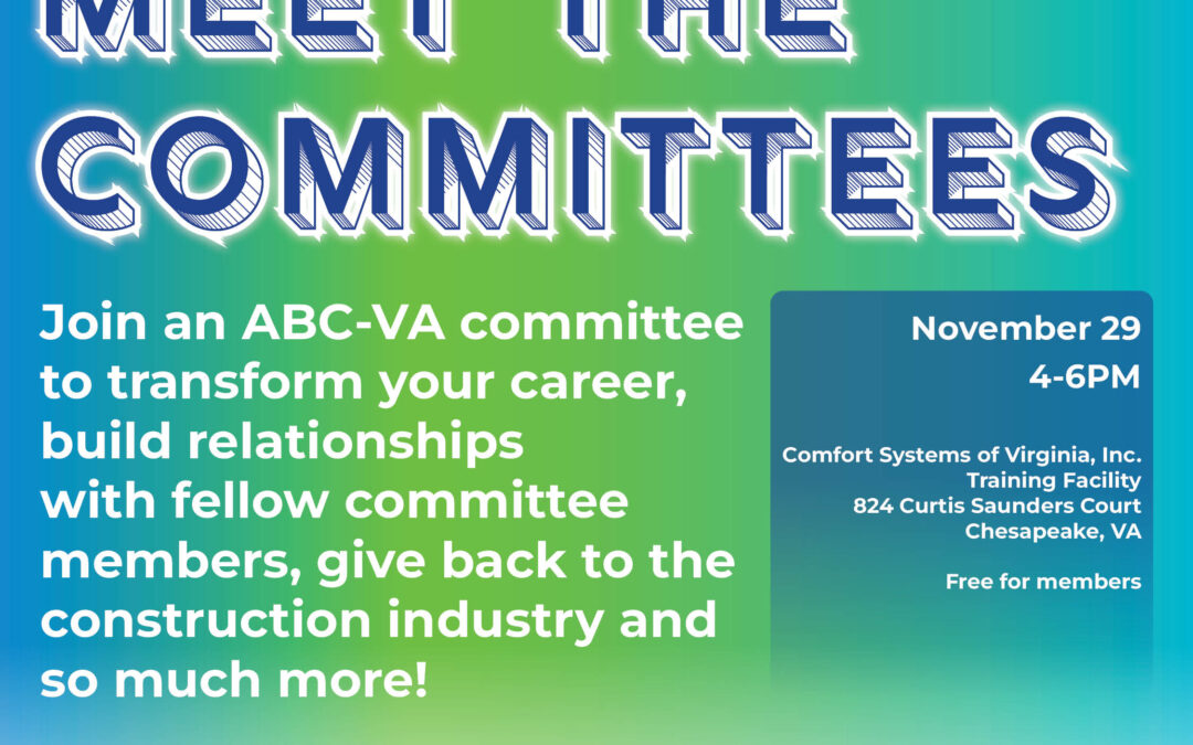Meet the Committees Recruitment & Networking Event 11/29 HR