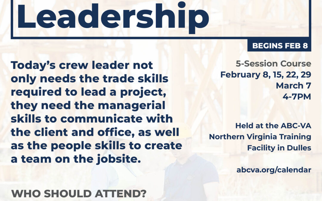 Crew Leadership 2/8 NV