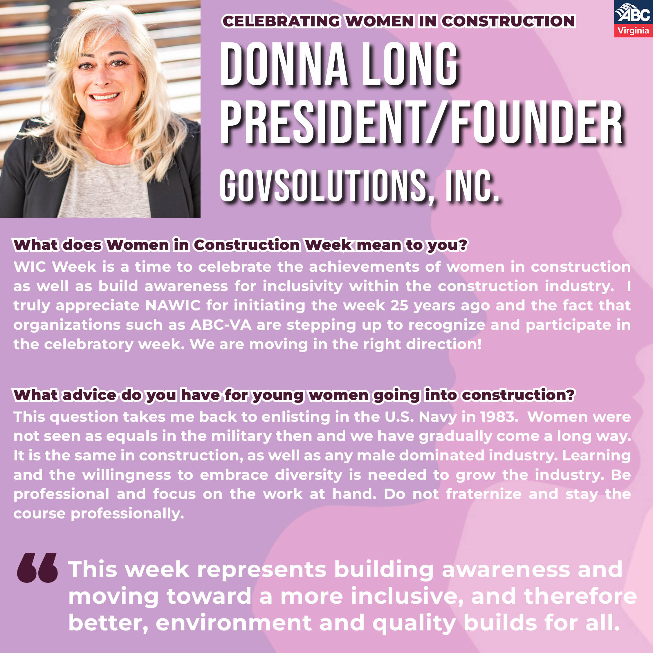 Donna Long WIC Week 2024 Feature Abc Virginia