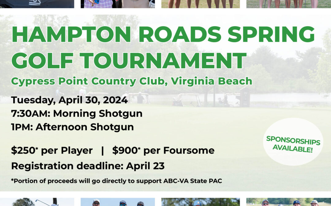 Hampton Roads Spring Golf Tournament 4/30 HR